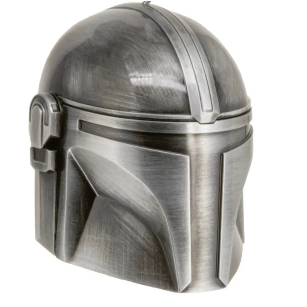 Hallmark Star Wars Premium Metal Mandalorian Helmet Christmas Ornament (NWT)